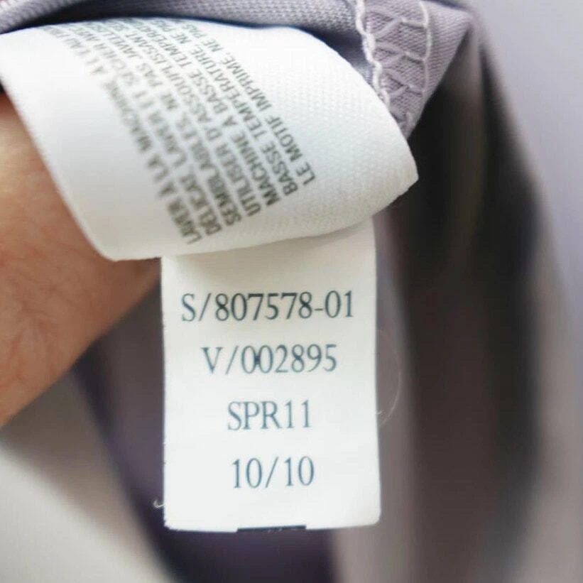 Top de Entrenamiento Gap Body Fit Talla L Gris Malva Balletcore Manga Acanalada Minimalista Foto 3 de 4