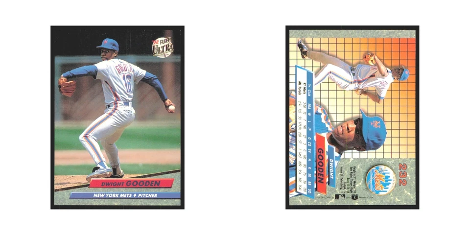 Dwight Gooden 1992 Fleer Ultra #232 New York Mets Baseball Card NM - Image 3 of 3
