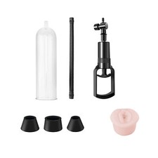 Male Penis Vacuum Pump Manual Enlarger Enhancer Cup Bigger Growth Man Trainer