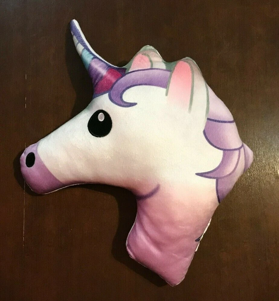 Unicorn head pillow 2025