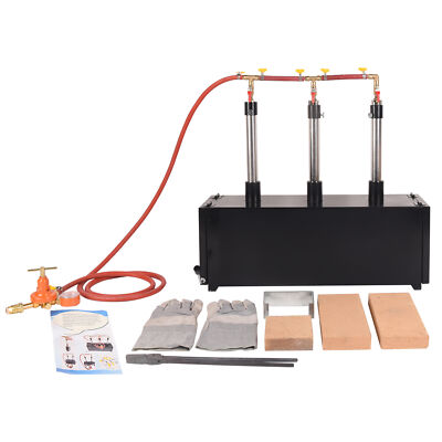 Gas Propane Forge Furnace 3B+2D Large Capacity 2300°F /1300   Farriers Furnace