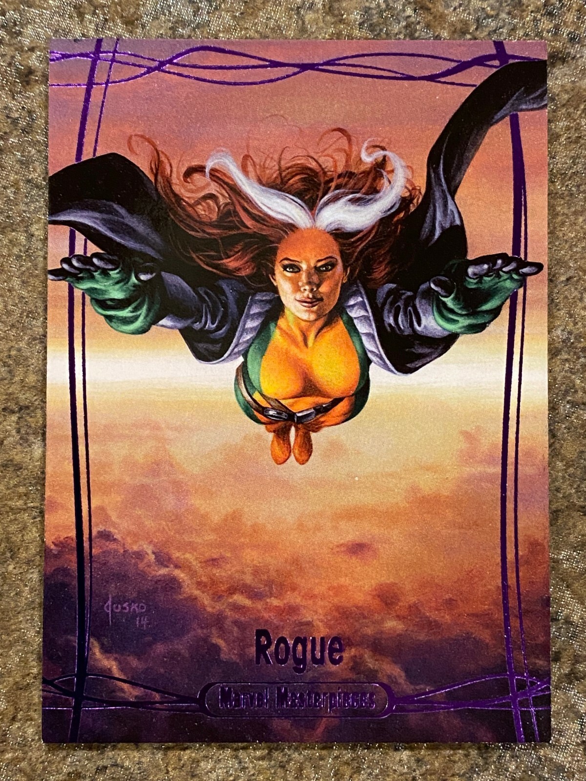 2016 Marvel Masterpieces PURPLE #43 ROGUE #120/199 Single NM/M😍😍😍*