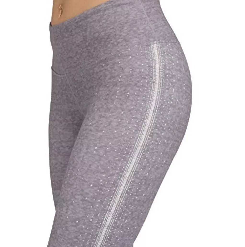 PRANA Women s Pillar Printed Leggings Vapor Eldorado Size XS Gray White EUC