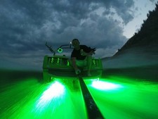 BAJO EL AGUA GTY BOAT LED WAKEBOARD BOARD LUCES MARINAS - ¡HECHO EN ESTADOS UNIDOS!