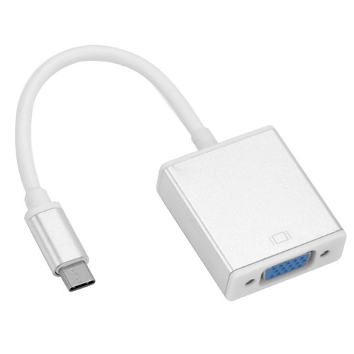 Type-C to VGA Converter Projector Adapter Cable Laptop Monitor Cords - 第 10/11 張圖片