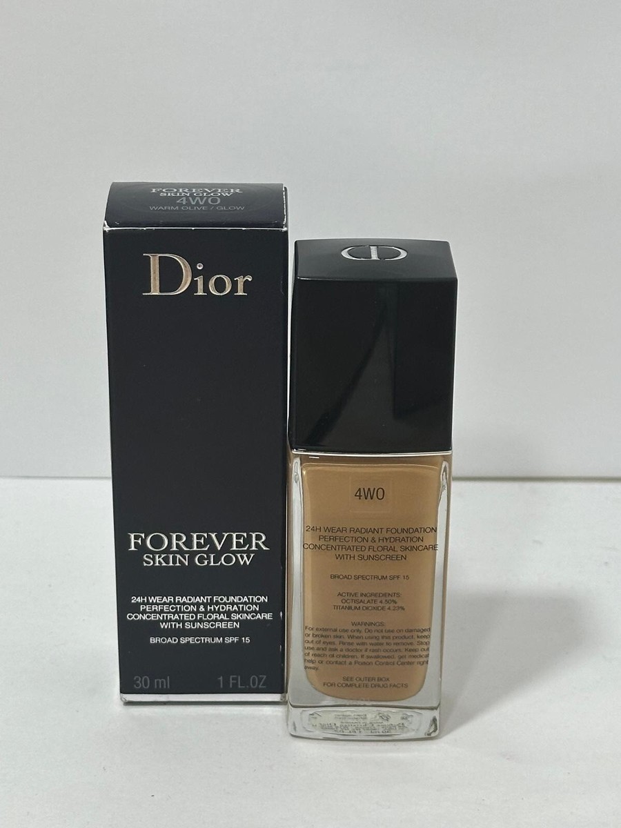 Dior Forever Skin Glow 24Hr Wear Foundation Shade 4 Warm Olive