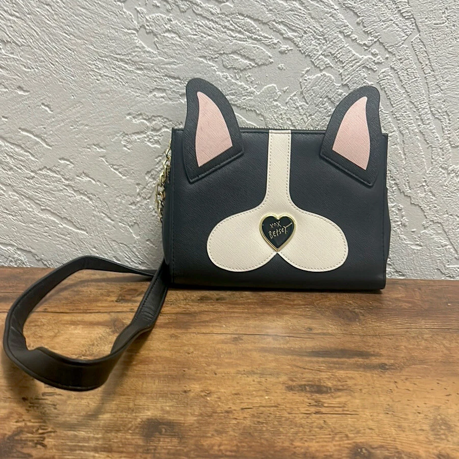 Betsey johnson puppy best sale purse