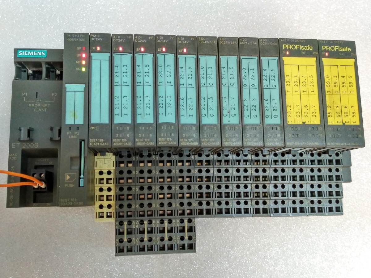 11087 SIEMENS PROFIBUS-DP 11 SLOTS INTERFACE MODULE ET 200S 6ES7
