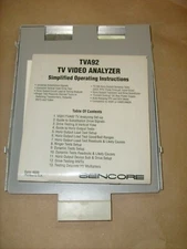 INSTRUCTIONS  FOR SENCORE TV VIDEO ANALYZER TVA92 