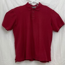 Eddie Bauer Short Sleeve Polo Shirt Unisex XL Red