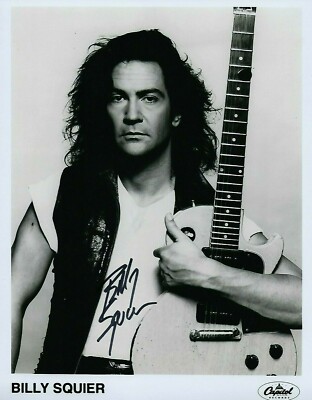 BILLY SQUIER Signed 8x10 Foto GFA Don't Say No The Stroke * B2 COA