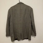 CAPPOTTO SPORTIVO BURBERRYS’ ZCMI PURA LANA 46L MARRONE SCURO E PIED DE POULE MARRONE CHIARO