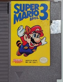 SUPER MARIO BROS 3 Nes Cartridge with Sleeve