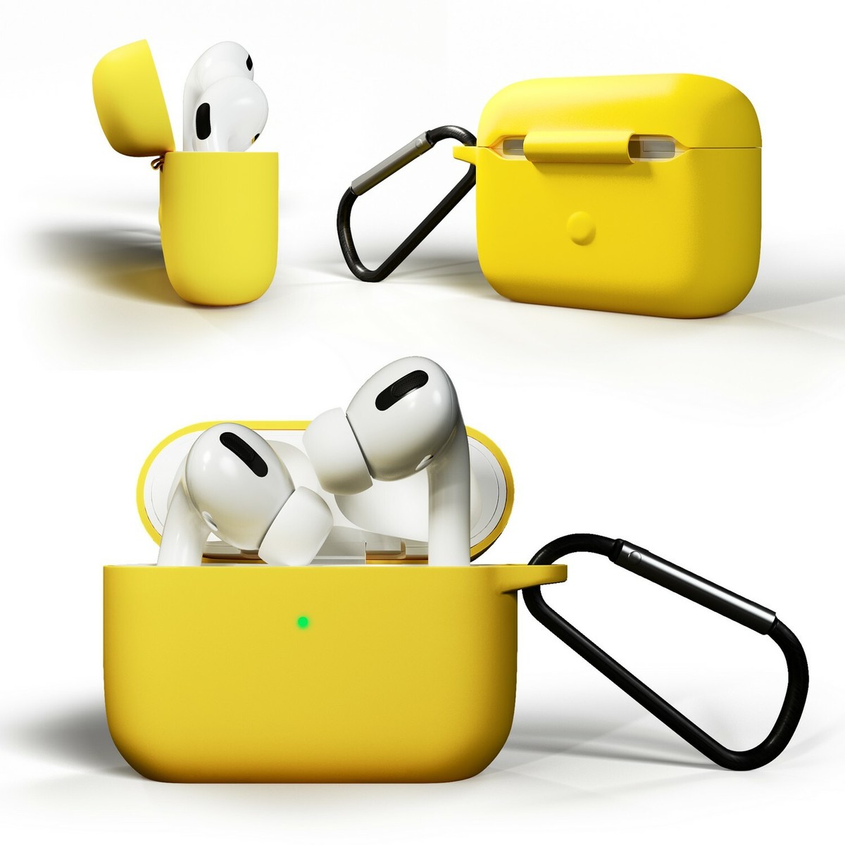 Ear Wax Airpods Pro Tips Yellow WC TipZ Memory Foam Ear Tips For