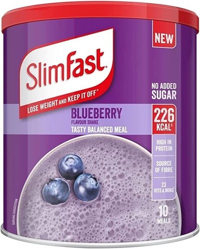 SlimFast Meal Shake Pulver Heidelbeere Geschmacksshake 365g - Bild 3 von 5