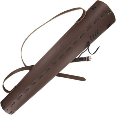 Medieval Warrior Hart of Ten Real Geniune Leather Hunting Quiver