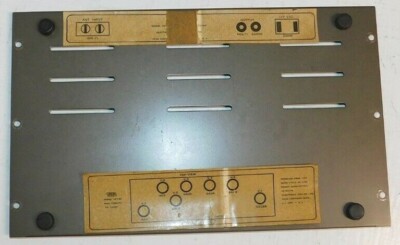 Vintage Eico HFT-90 BOTTOM COVER, plate