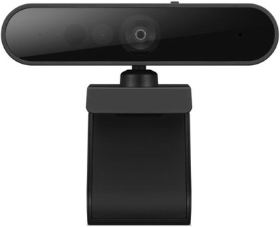 Lenovo HD 1080P Webcam (510 FHD)- Black W/ 4X Digital Zoom, 95° Wide Angle, 360°