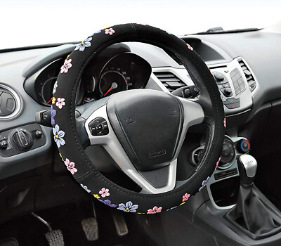 Coprivolante Auto Universale In Pelle PU - Antiscivolo E Traspirante, Per SUV E Auto, Nero - Foto 12