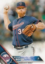 Lot of (10) 2016 Topps Mini BLAINE BOYER Card LOT SP/1000 #235 Twins