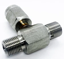 Breathing Air CGA-347 Stainless Steel Coupler Manifold Tee Y Adapter SCUBA SCBA