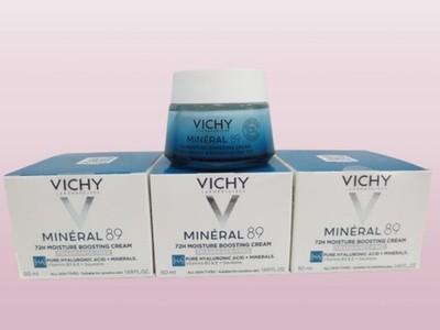 VICHY MINERAL 89 72H MOISTURE BOOSTING CREAM FRAGRANCE FREE 1.69OZ EXP: 2026 3PC
