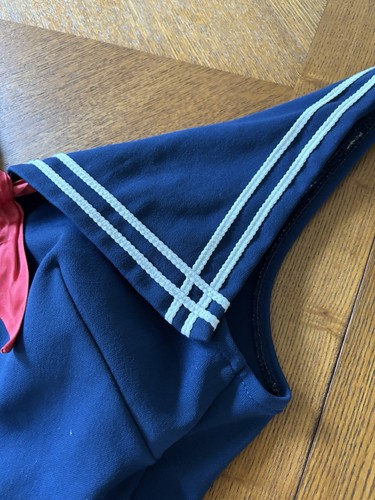 Vintage Robby Len One Piece Sailor Swimsuit 1950’s Union Made Mid century RARE - Picture 3 of 23