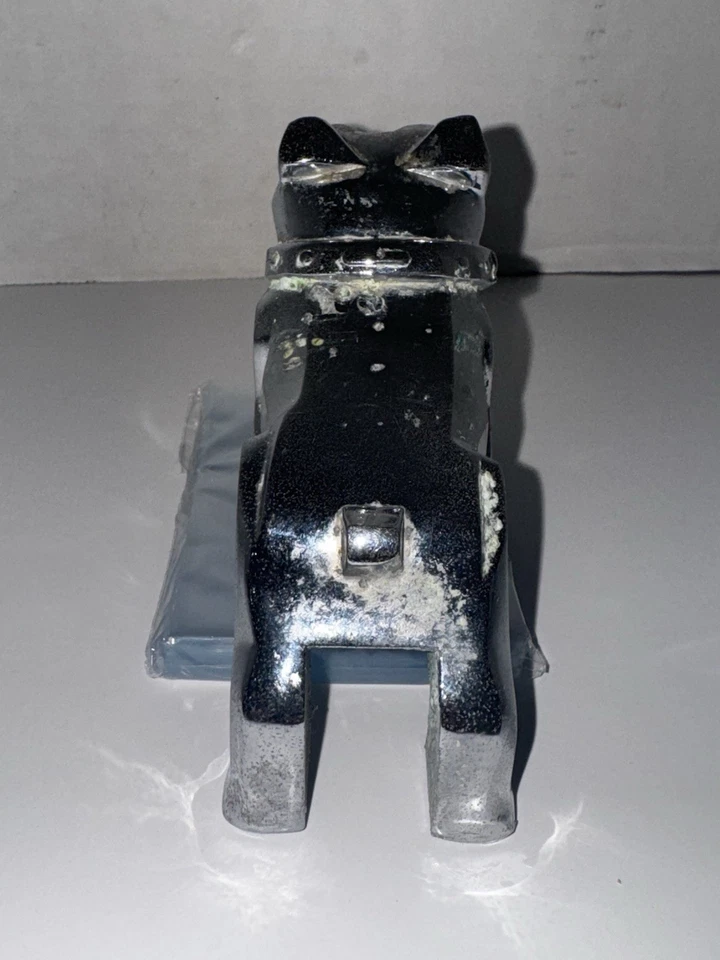 De colección Mack Bulldog Capucha Diseño Adorno Patente 87931 Años 30 Cromo Camión Emblema Foto 3 de 4