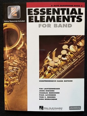 Essential Elements for Band - Eb Alto Saxophone - Method Book 2 w EEi (Online)