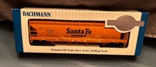 NIB Bachmann Silver Series HO Scale 56' ACF Center-Flow Hopper Santa Fe NEW