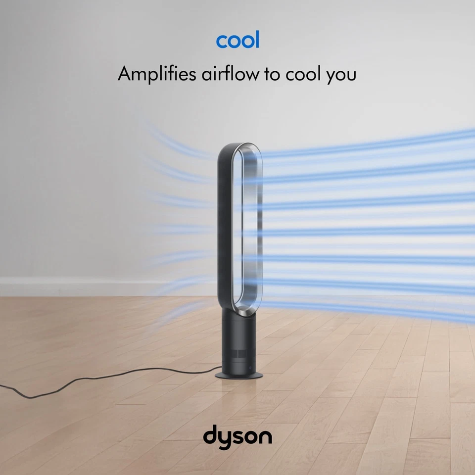 Ventilador de torre oscilante silencioso Dyson AM07 sin aspas Foto 2 de 4