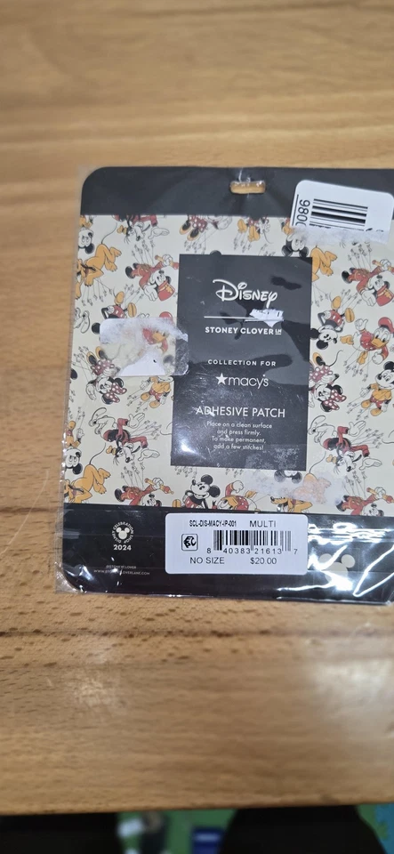 Disney x Stoney Clover Lane Adhesive Patch Mickey Mouse Band Leader Macy's 2024 - Image 2 of 3