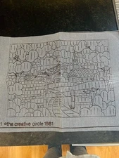 Creative Circle Spring Time Longstitch Needlepoint Canvas Tapestry Church 1511