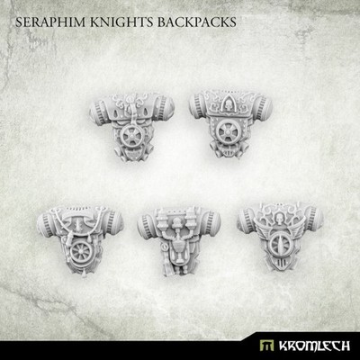 Seraphim Knights Backpacks (5) Kromlech Bits for Sci Fi Miniatures Games