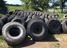 5 Five-military 50-70 Spare Tires Rims 37 8 Lug 12 Bolt Bfg Fits Humvee