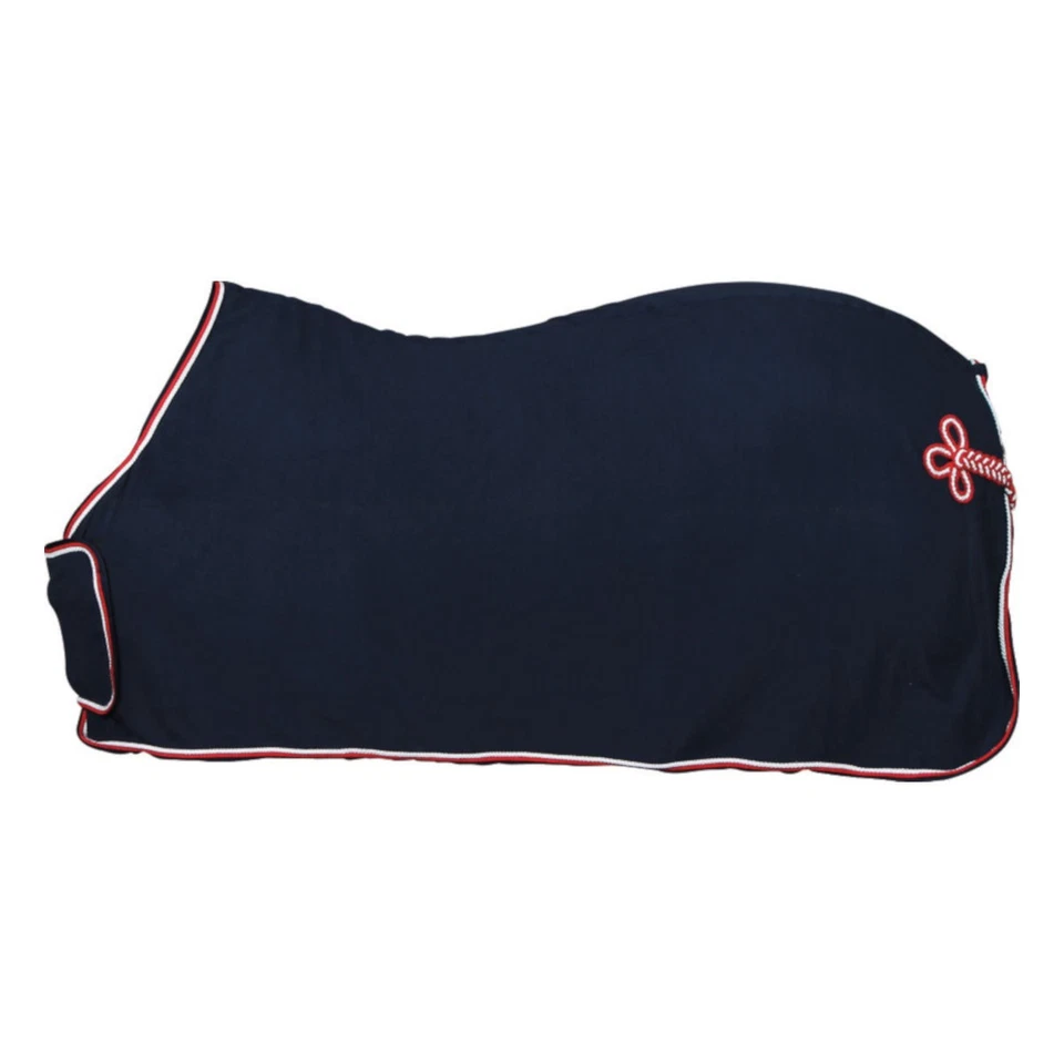 Horse Guard Showdecke für Pferde mit Frontlatz - navy - 115 cm Pferdedecke 