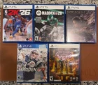 Lot Of 5 PS5 & PS4 Games - NBA2K26, Madden, Gotham Knights