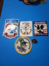 CAMP PERRY OHIO NATIONAL MATCHES PATCH PATCHES MILITARY GUARD SHOOTING VINTAGE