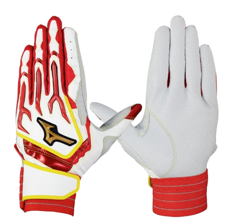Mizuno Pro Silicon Power Arc W Batting Gloves Baseball Sports Handwear 55701 27090₽