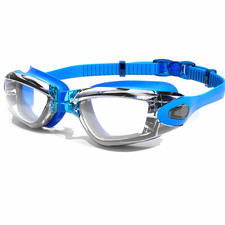 Swimming Goggles Adult Anti Fog UV Protection Open Water Swim Glasses