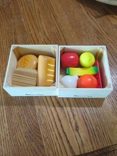 Melissa And Doug Food Groups Wooden Play Set Bread  Fruits And Vegetables