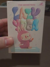 POP MART Labubu The Monsters Lazy Yoga Series Vinyl Figure Blind Box Authentic