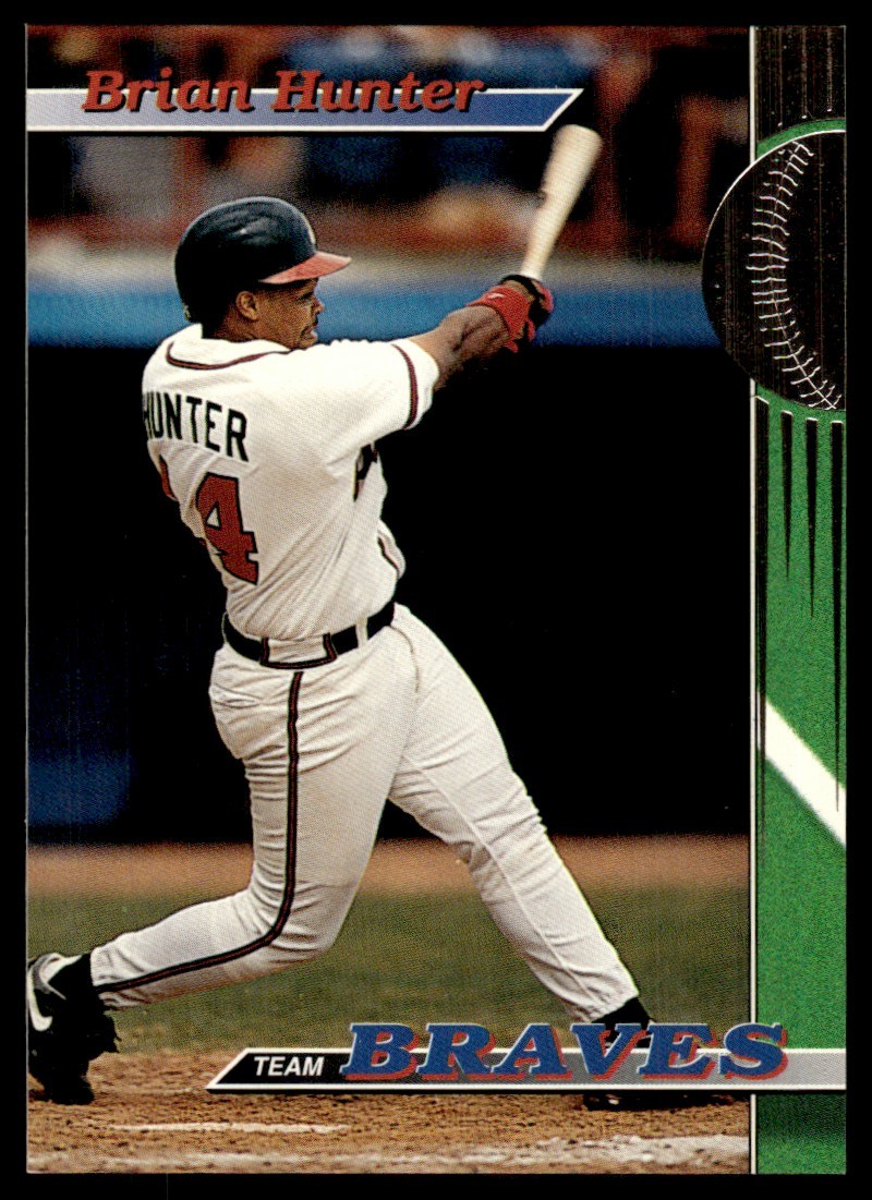 1993 Stadium Club Atlanta Braves Brian Hunter Atlanta Braves #23