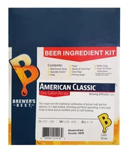 Brewer's Best American Classic One Gallon Home Brew Beer Making Ingredient Kit