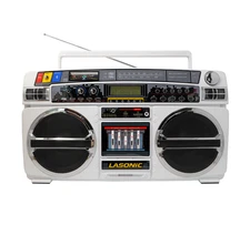 Lasonic i-931BT BoomBox BLUETOOTH AM/FM EQ USB SD AUX w/ Remote Built-In Battery