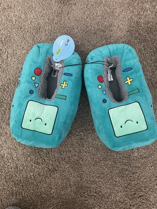 Adventure time BMO Slippers Sz XL Adult