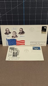 Apollo 11 Postcard & Project Mercury Cover (1960s)