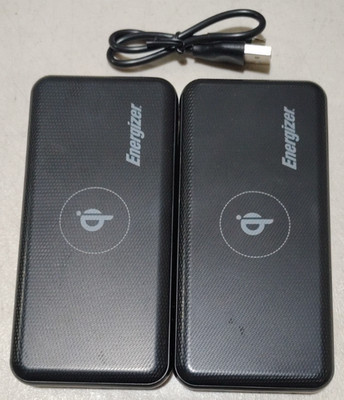 2x Energizer Ultimate Wireless Charging &LCD Display 10,000mah QE10010PQ