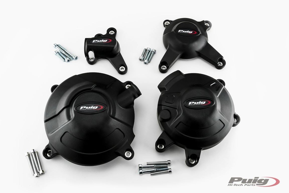 Puig Black Engine Guard Kit Yamaha Tracer 900 GT 2018-2020 - Image 2