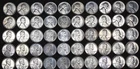 1943  P LINCOLN CENT WHEAT PENNY UNCIRCULATED ROLL 50 COINS UNC - LOT # 15